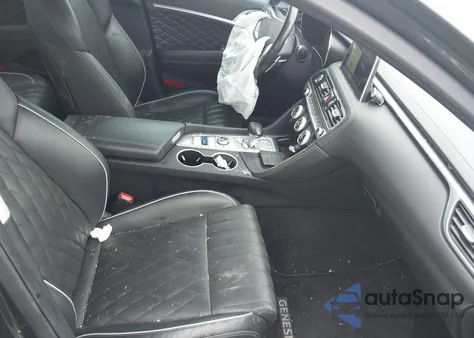 2019 Genesis G70 3.3T Advanced z USA, uszkodzony, nr VIN KMTG34LE8KU035029